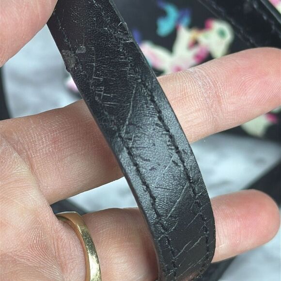 Kate Spade - Black & Multicolor Abstract Print Crossbody Purse - Picture 11 of 14